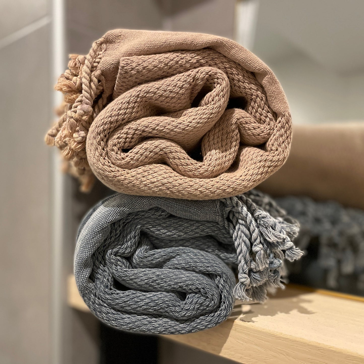 Stone Washed Duru Turkish Towel